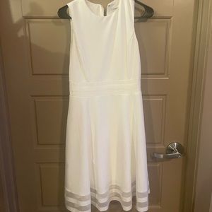 White formal dress, worn once